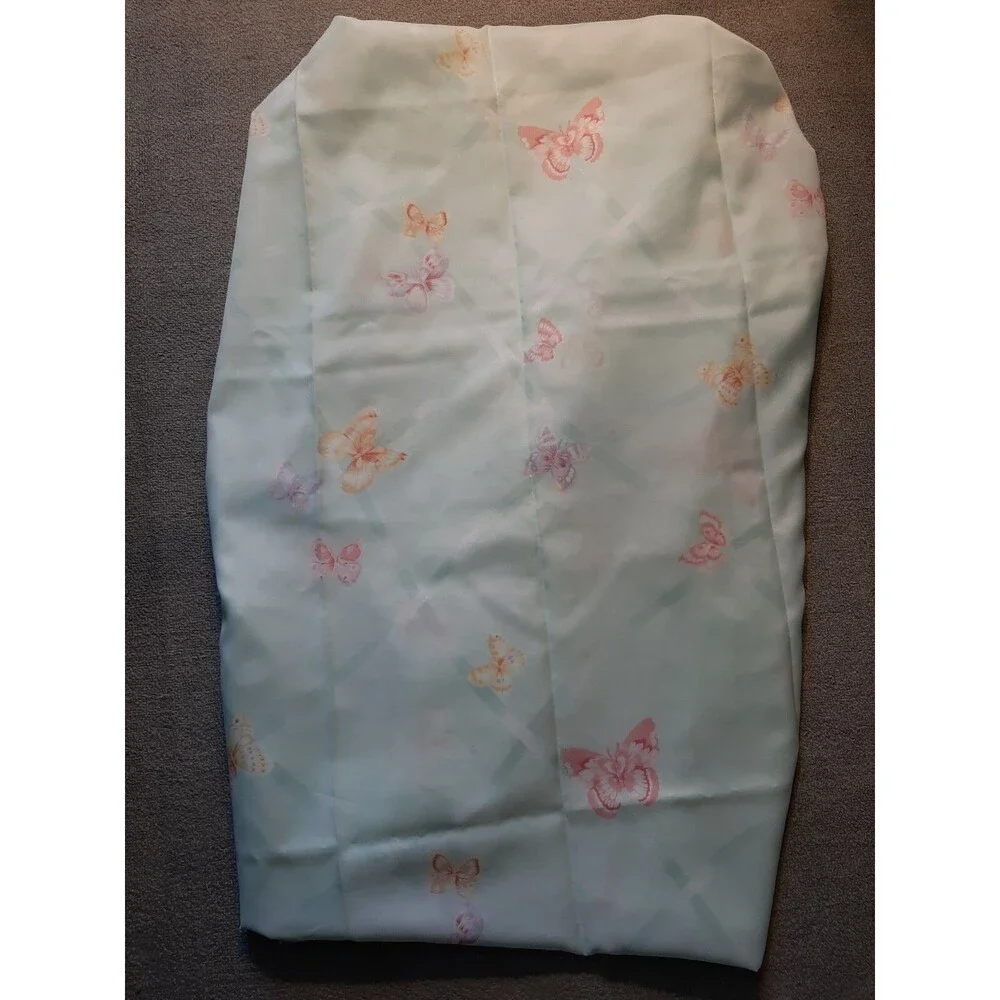 Butterfly Shower Curtain Light Blue 5' 8